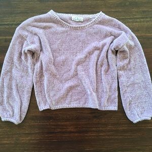 Pink Rose Lilac Sweater